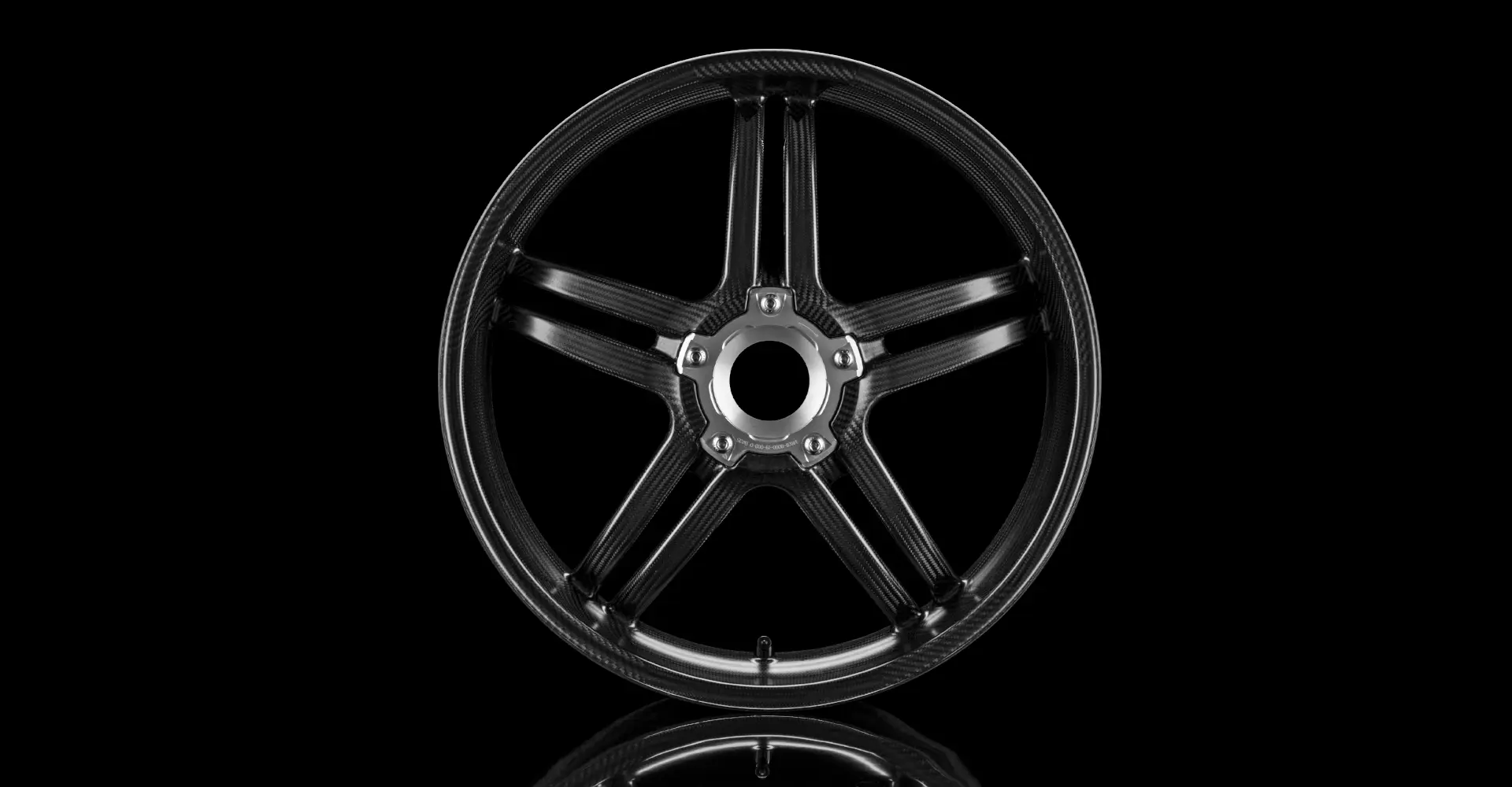 BST carbon fibre motorcycle wheel